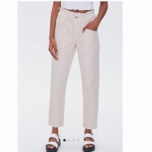 NWT F21 paper bag waist jeans